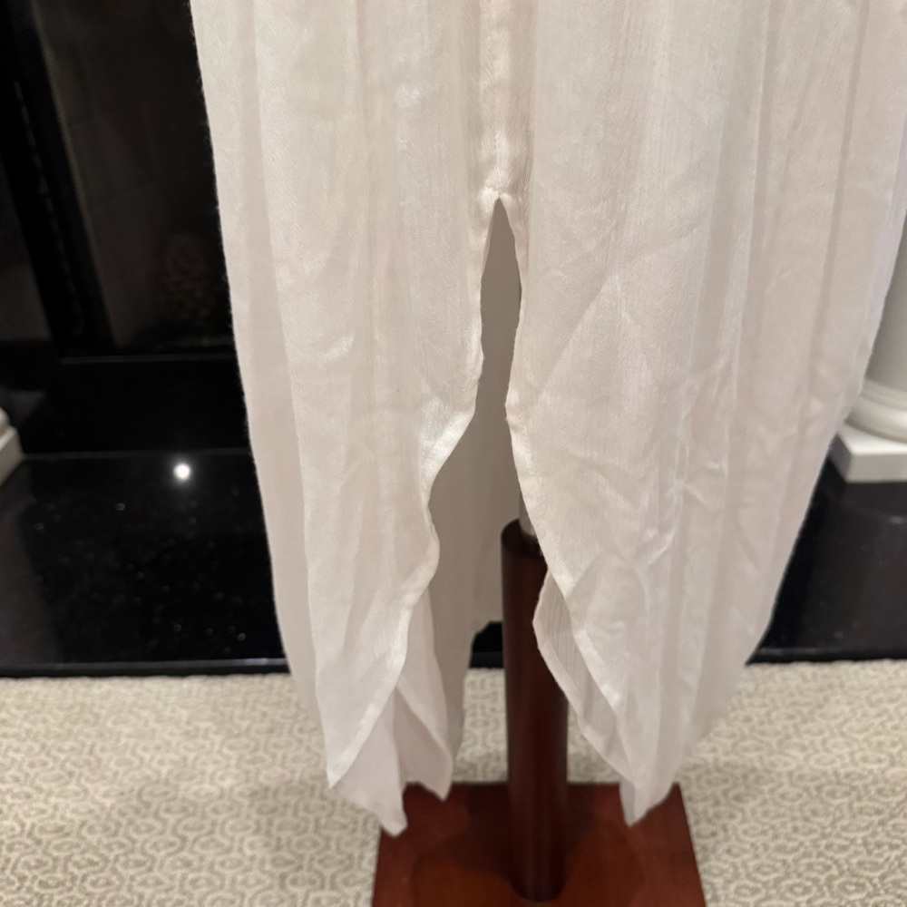 Mara Hoffman Swim Strapless Maxi Cover-Up Dress – Rainbow Stripe Bodice – Size L - Picture 4 of 13